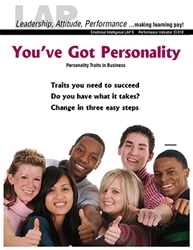 LAP-EI-009, Youve Got Personality (Personality Traits in Business) (Download) EI:018, Emotional Intelligence, Business Behavior, Work-based Learning, Co-op Work Experience, Community-based Learning
