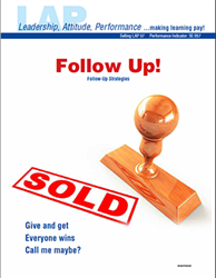 LAP-SE-057, Follow Up! (Follow-Up Strategies) (Download) SE:057, LAP-SE-119, Selling