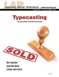 LAP-SE-810, Typecasting (Addressing Needs of Individual Personalities) (Download) LAP-SE-112, SE:810, Selling