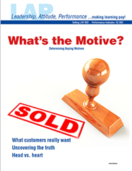 LAP-SE-883, Whats the Motive? (Determining Buying Motives) (Download) SE:883, Selling, LAP-SE-109