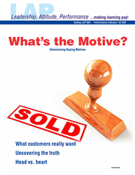 LAP-SE-883, Whats the Motive? (Determining Buying Motives) (Download) SE:883, Selling, LAP-SE-109