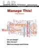 LAP-SM-001, Manage This! (Concept of Management) (Download) SM:001, LAP-SM-003, Strategic Management, Planning